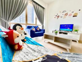 Legoland-4mins Walk-Spacious-Kids Friendly with Bathtub@ Happy Travel- AFINITY RESIDENCY